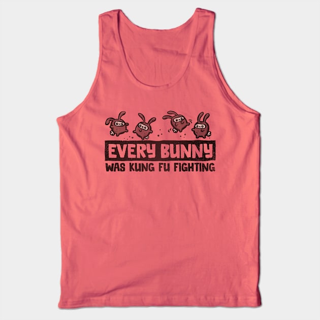 Every Bunny was Kung Fu Fighting Tank Top by kg07_shirts